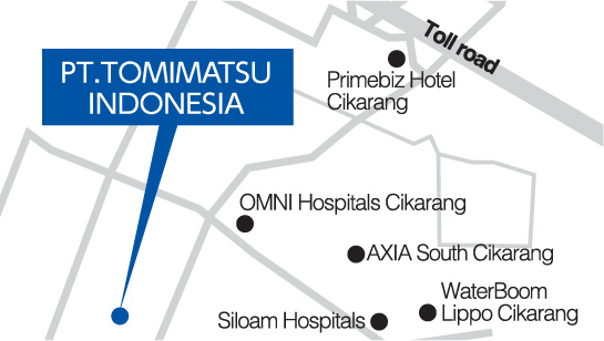PT.TOMIMATSU INDONESIA地図